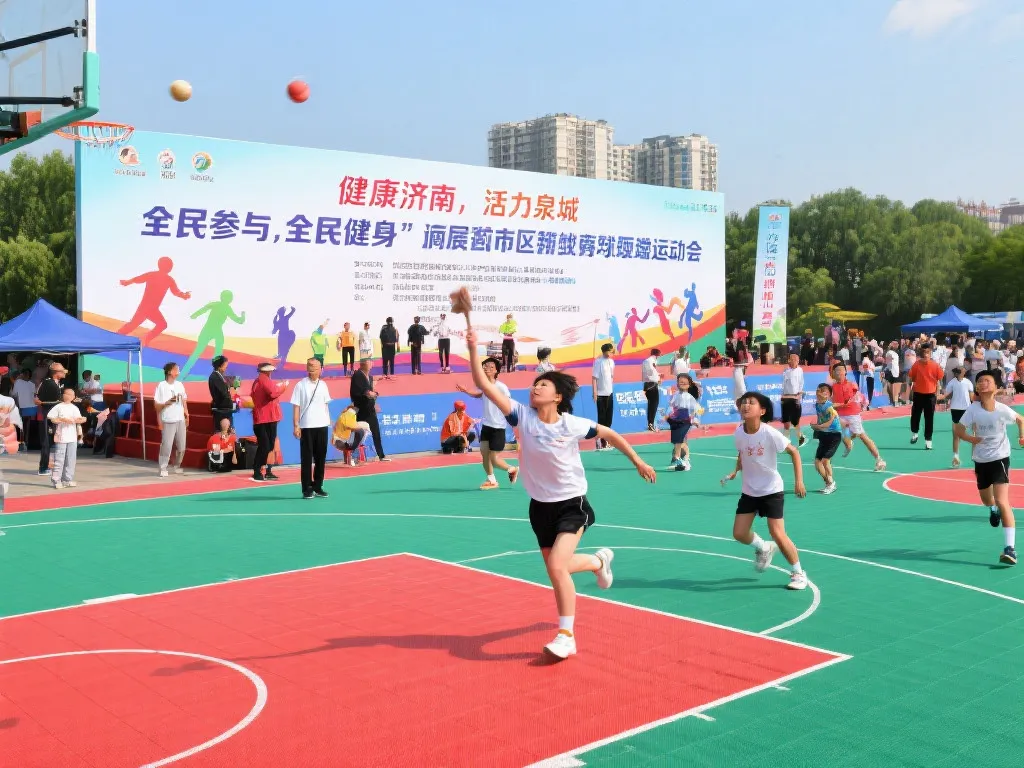 济南市第十五届全民健身盛会拉开帷幕